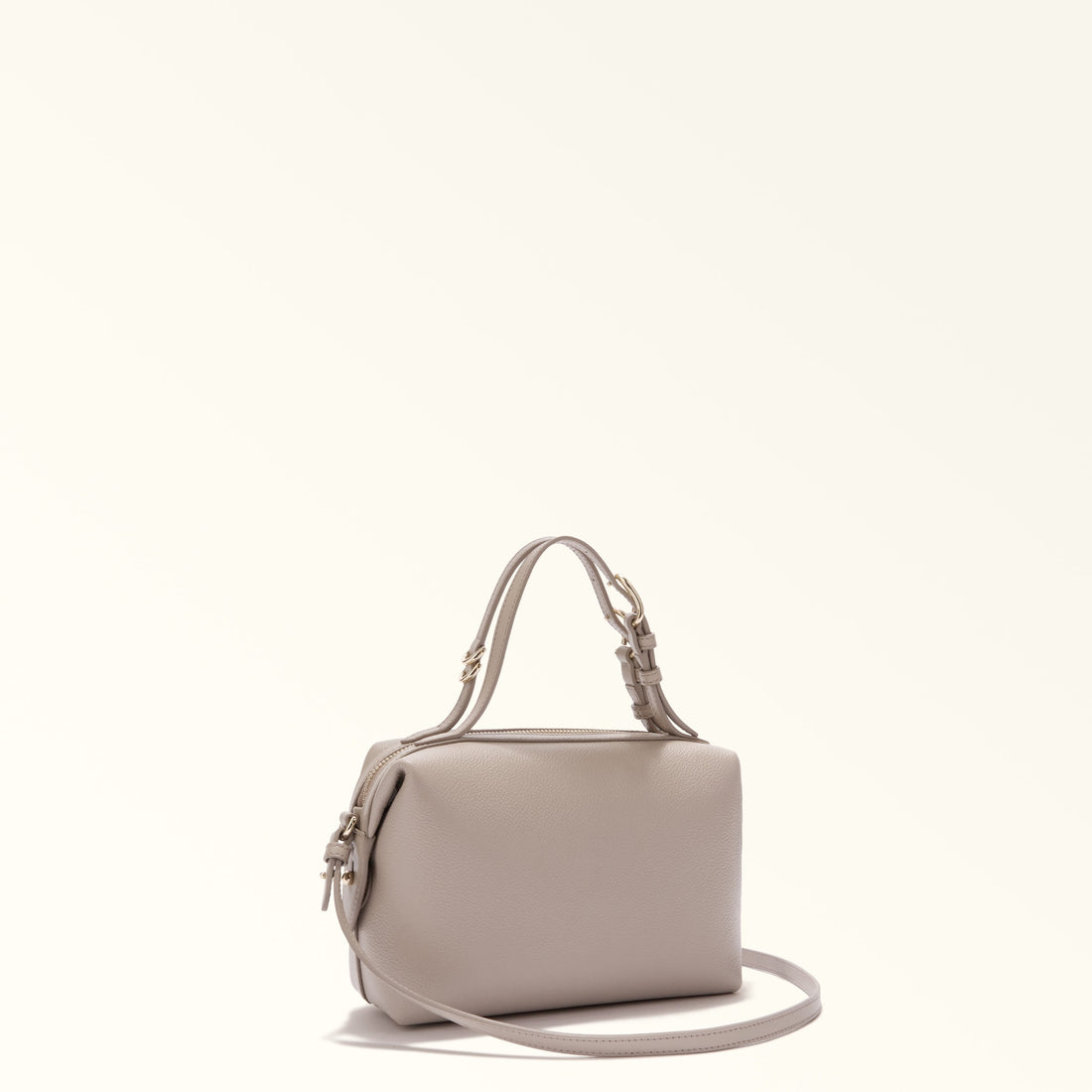 Furla Double Xl Boston  Bag In Leather