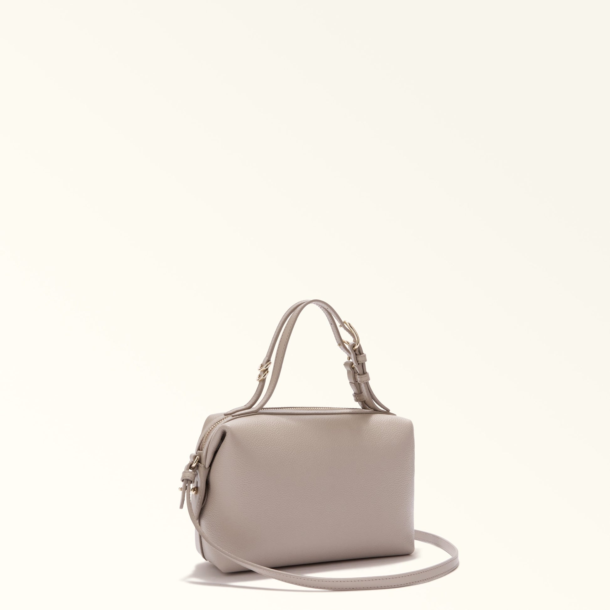 Furla Double Xl Boston  Bag In Leather
