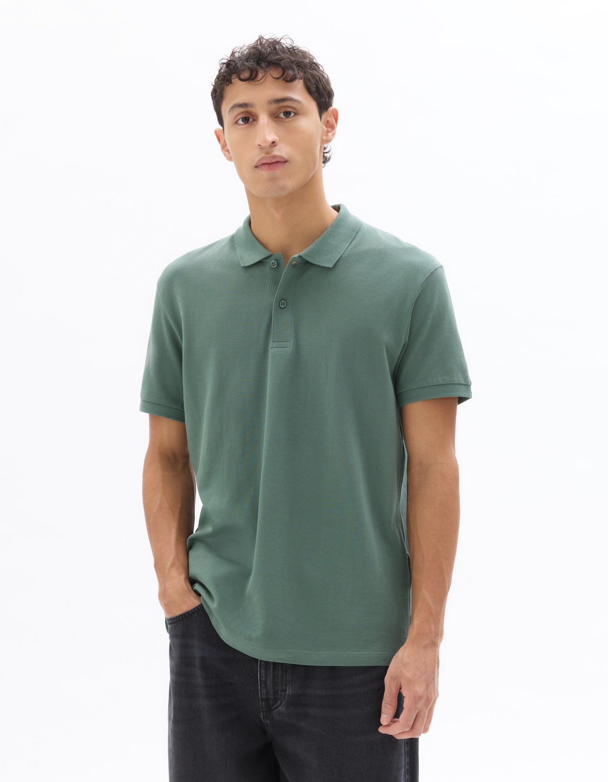 Regular Fit 100% Cotton pique Polo Celio