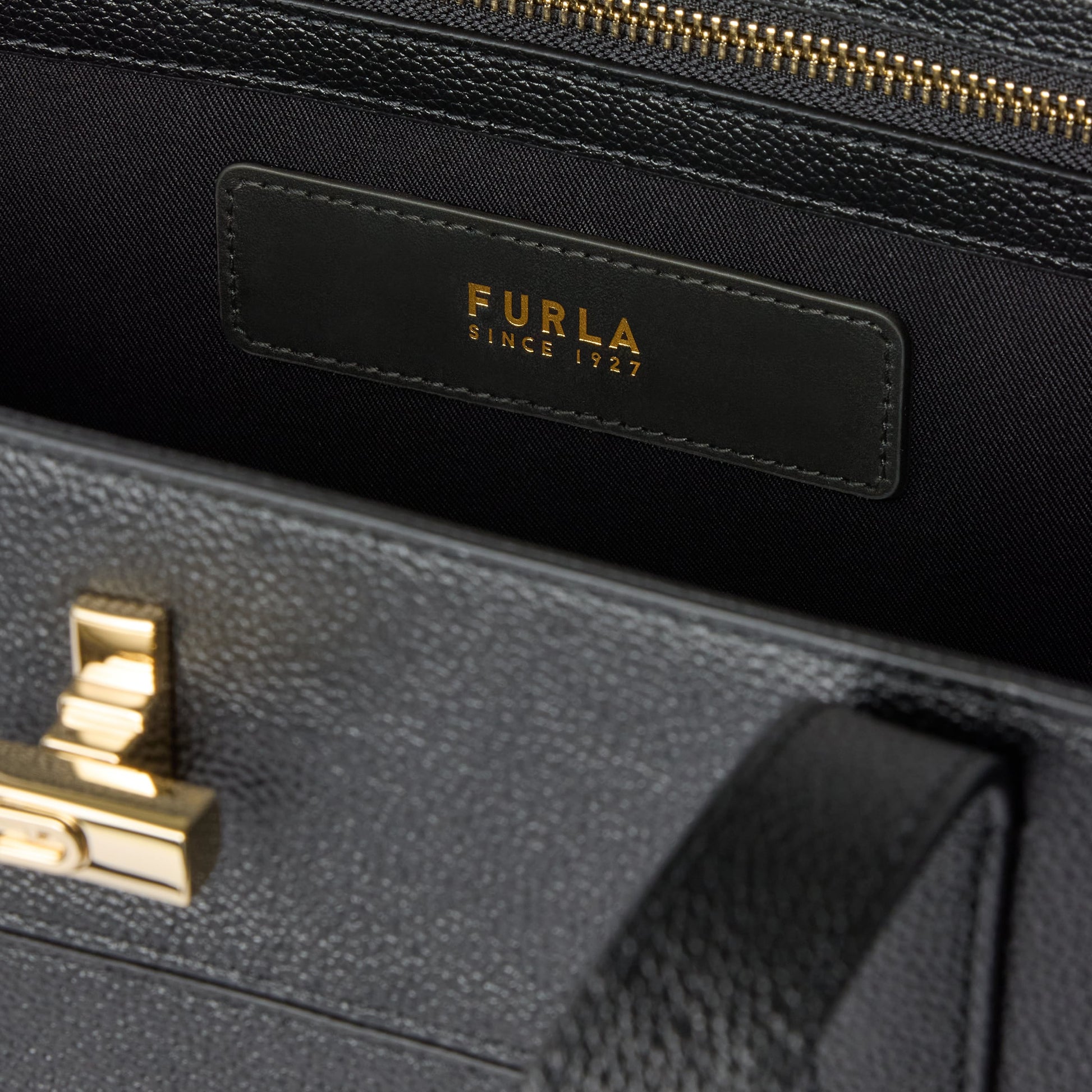 Furla Amelia L Tote in Black - Bags 