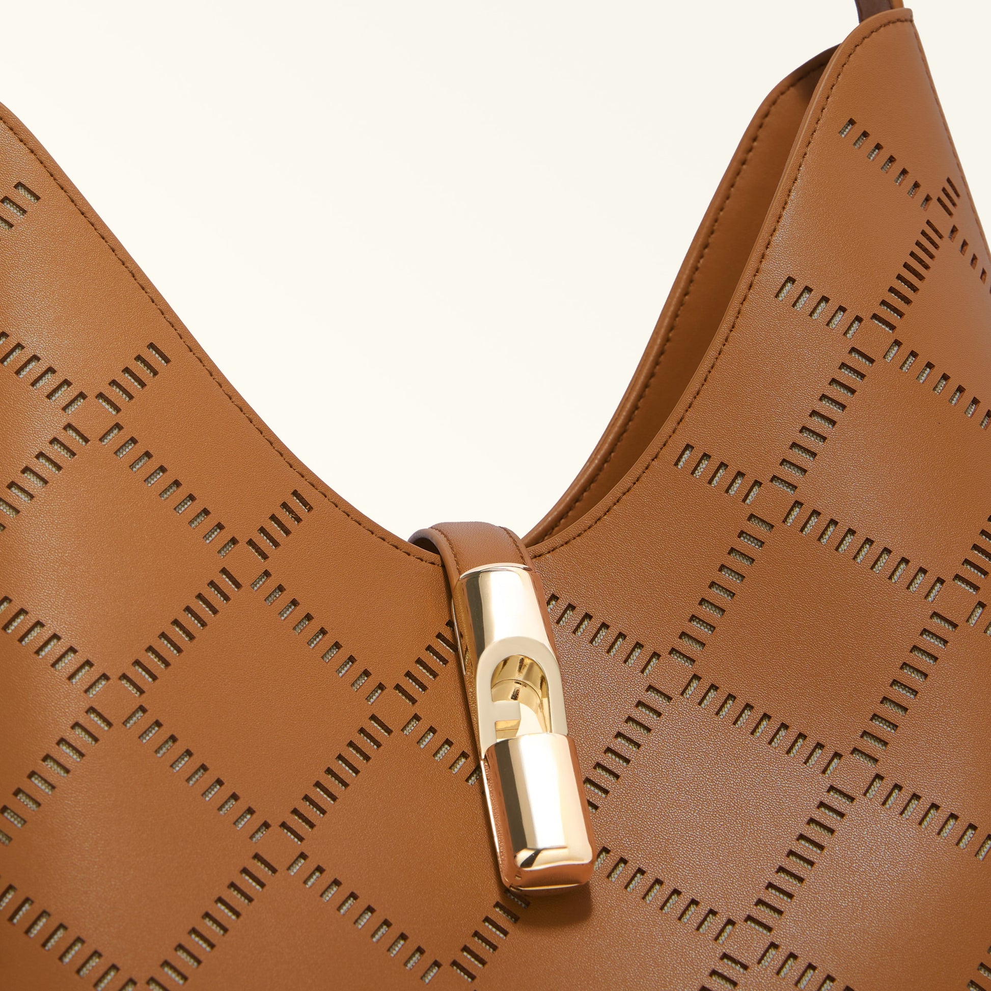 Furla Goccia M Hobo in Brown - Bags 