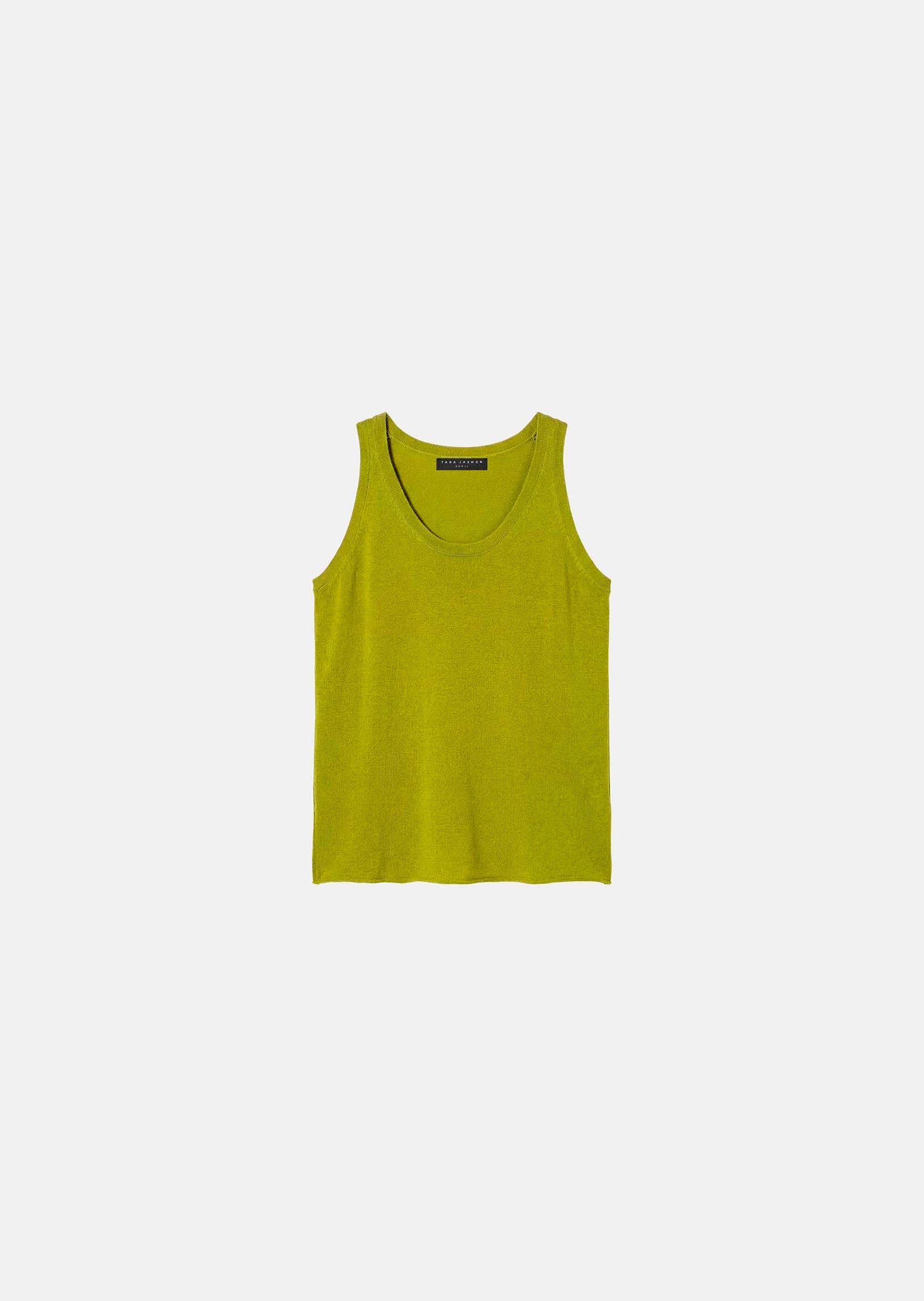 Tank Top Green cotton