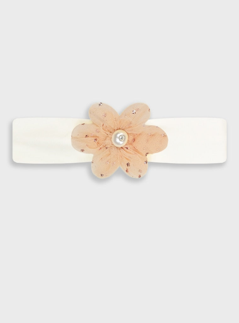 White Infant Hairband for Girls