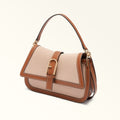 Furla Flow M Top Handle in Brown - Bags 