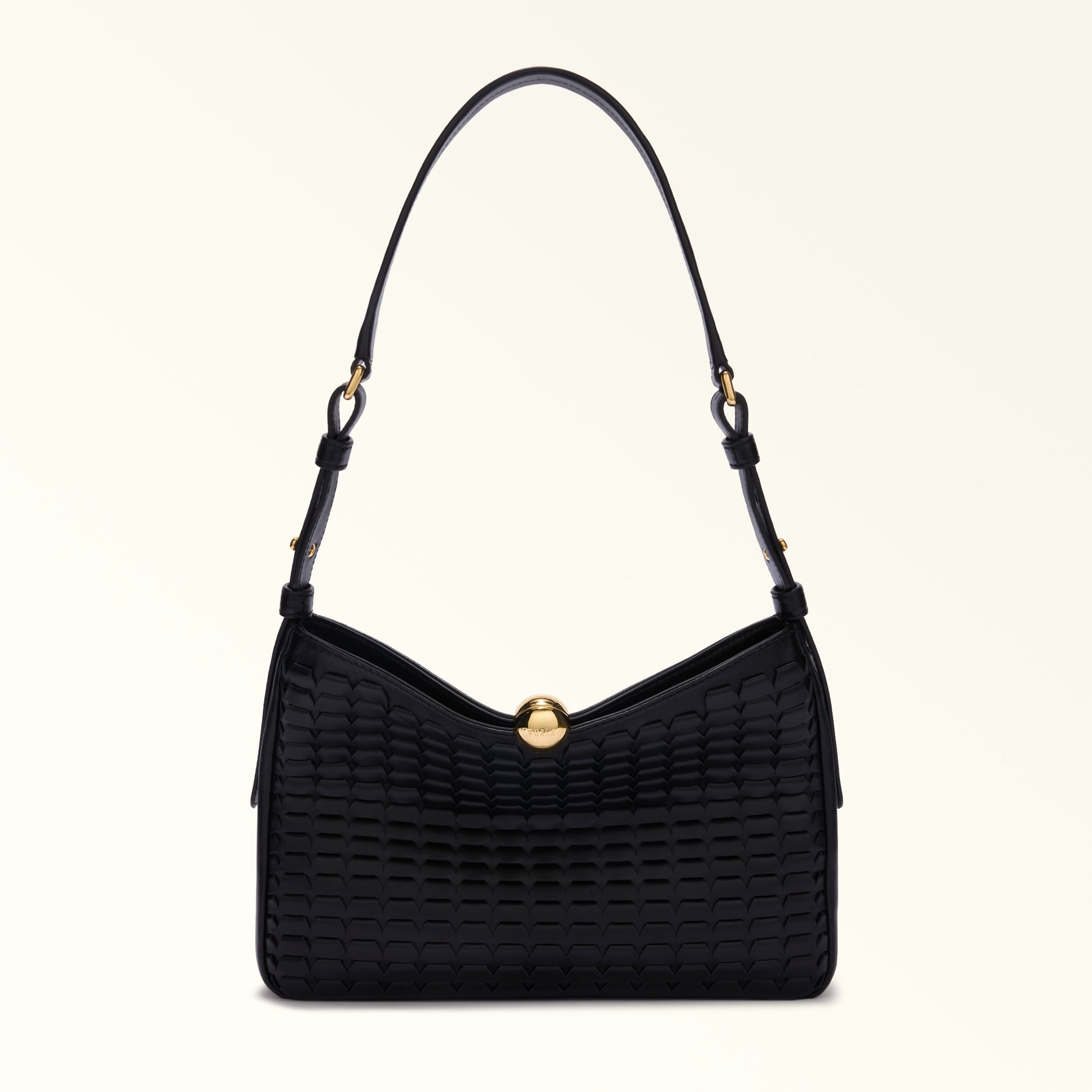Shoulder Bag F5S-Furla Sfera Soft Nero