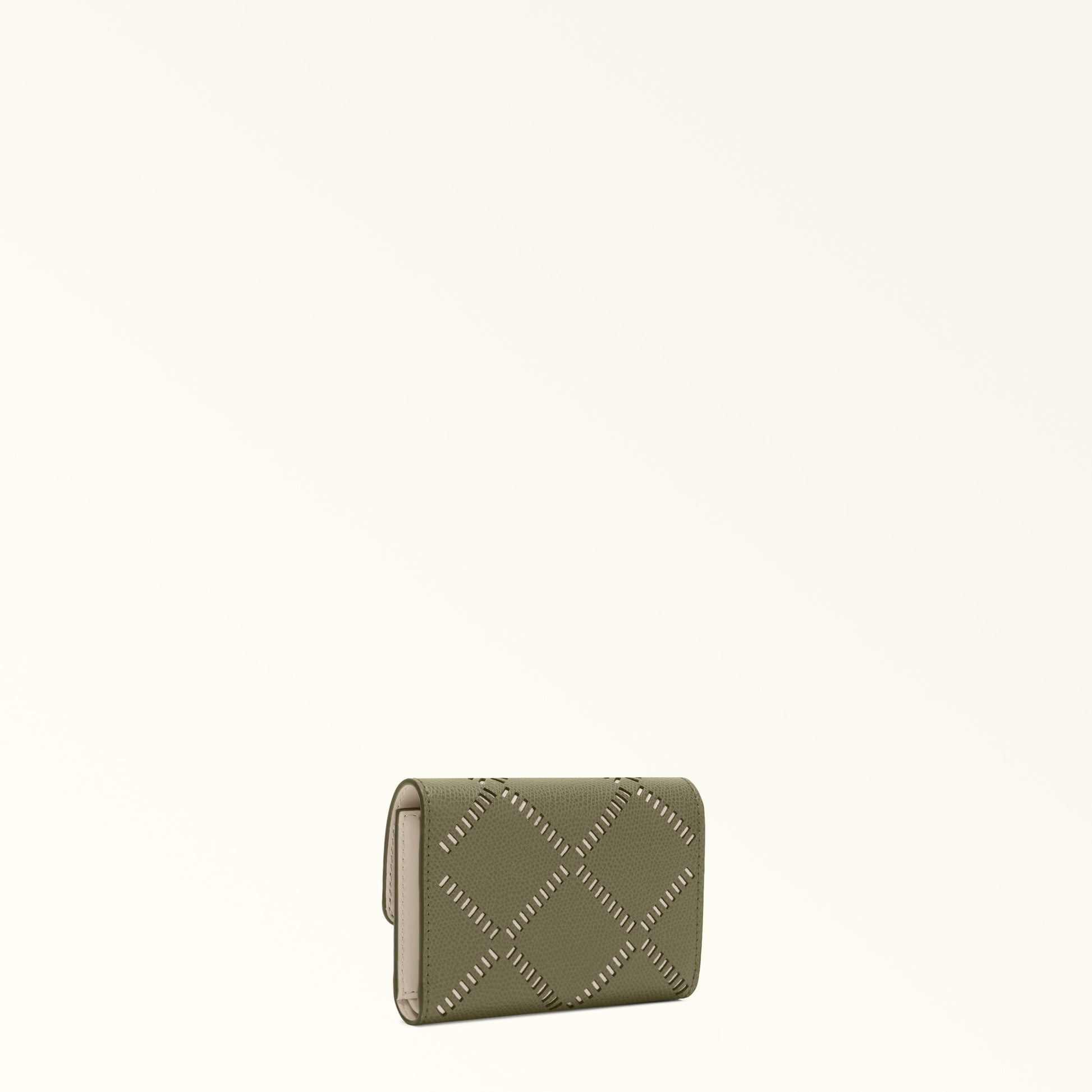 Furla Iride S Compact Wallet in Green - Wallets 