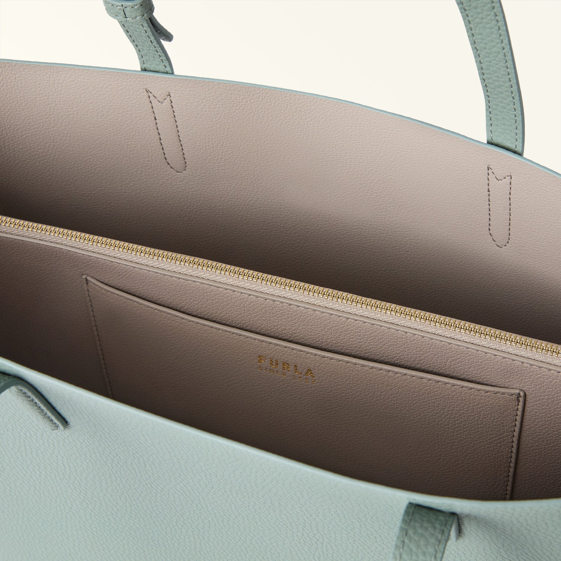 Furla Ava L Tote in Grey - Bags 