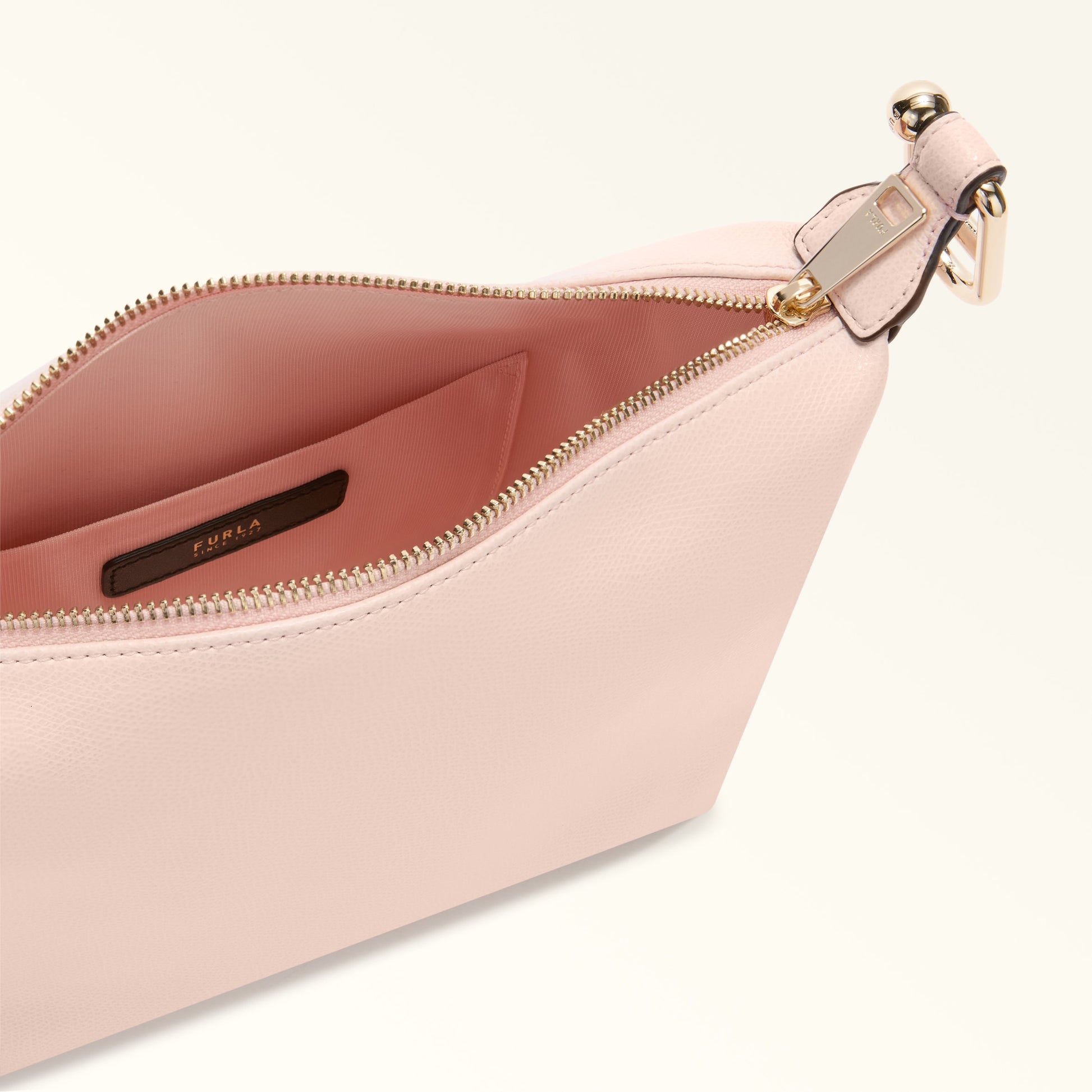 Furla Tonie Mini Hobo Bag In Leather