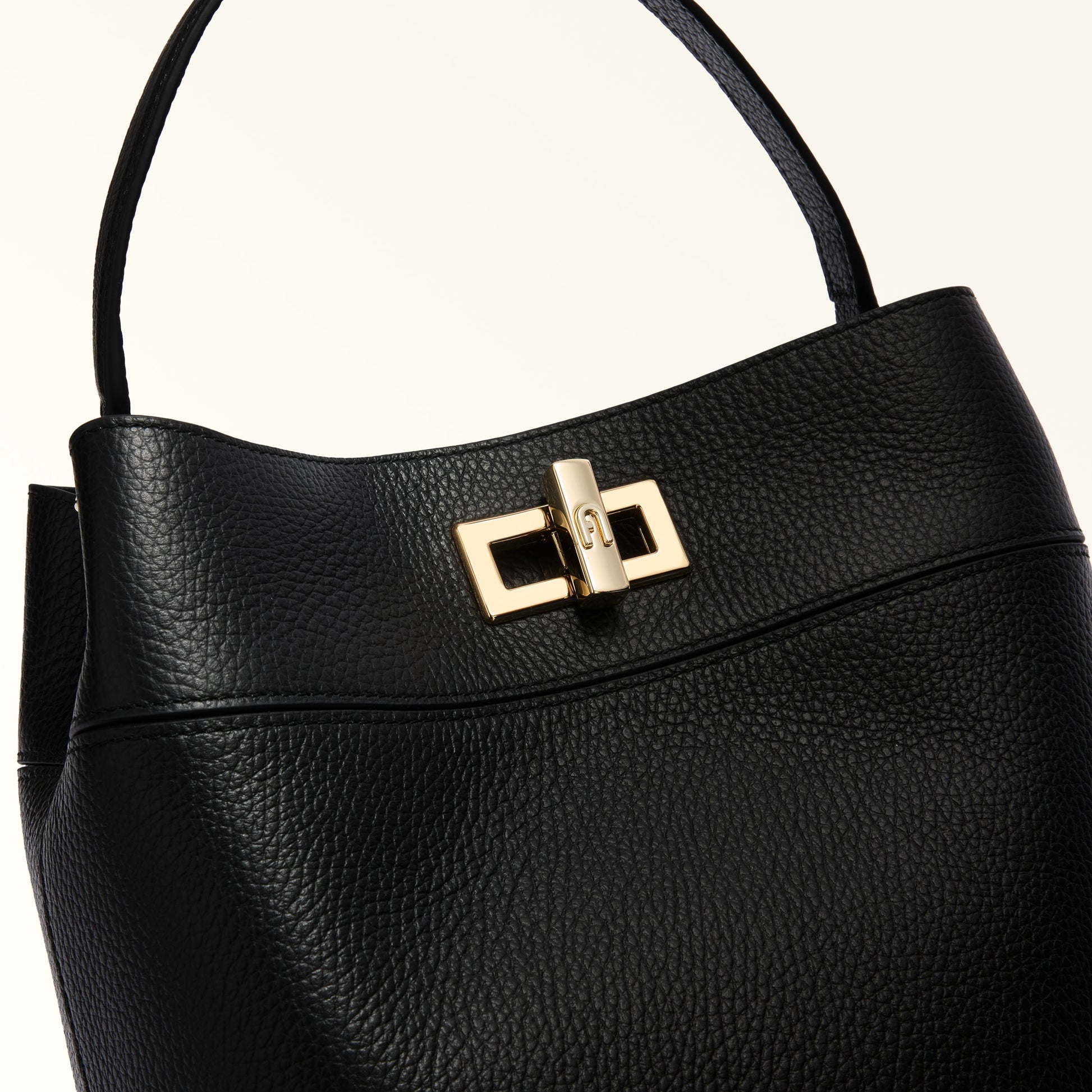 Furla Amelia M Bucket Bag in Black - Bags 