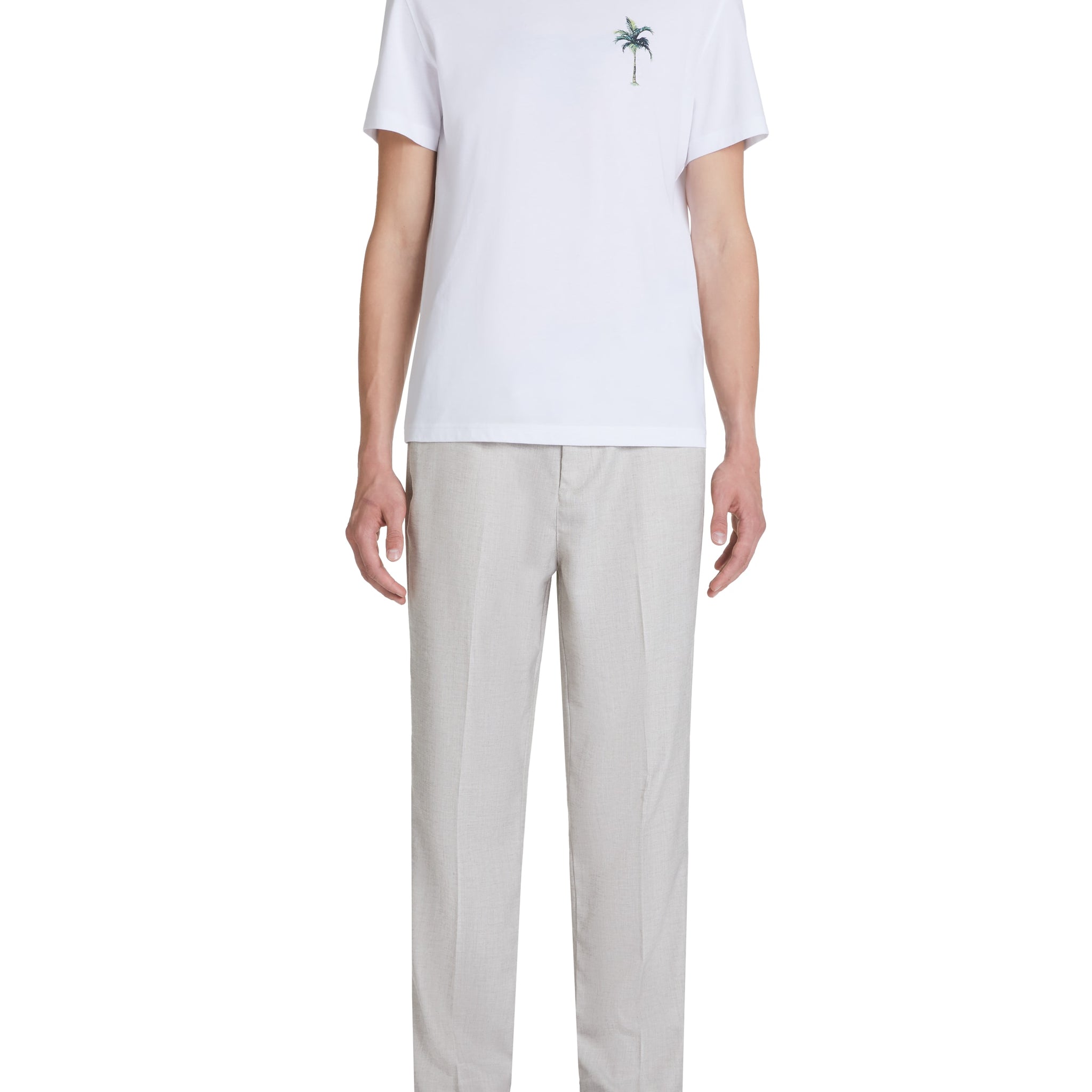 JEBEACH OPTICAL WHITE SS TSHIRT - Celio lebanon