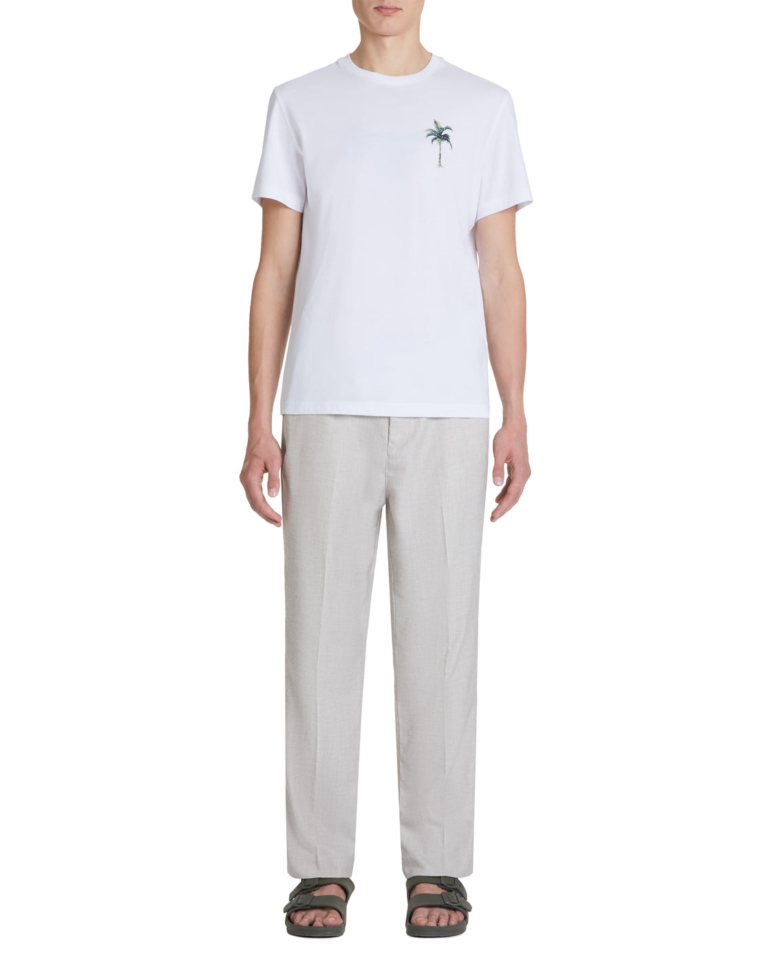 JEBEACH OPTICAL WHITE SS TSHIRT - Celio lebanon