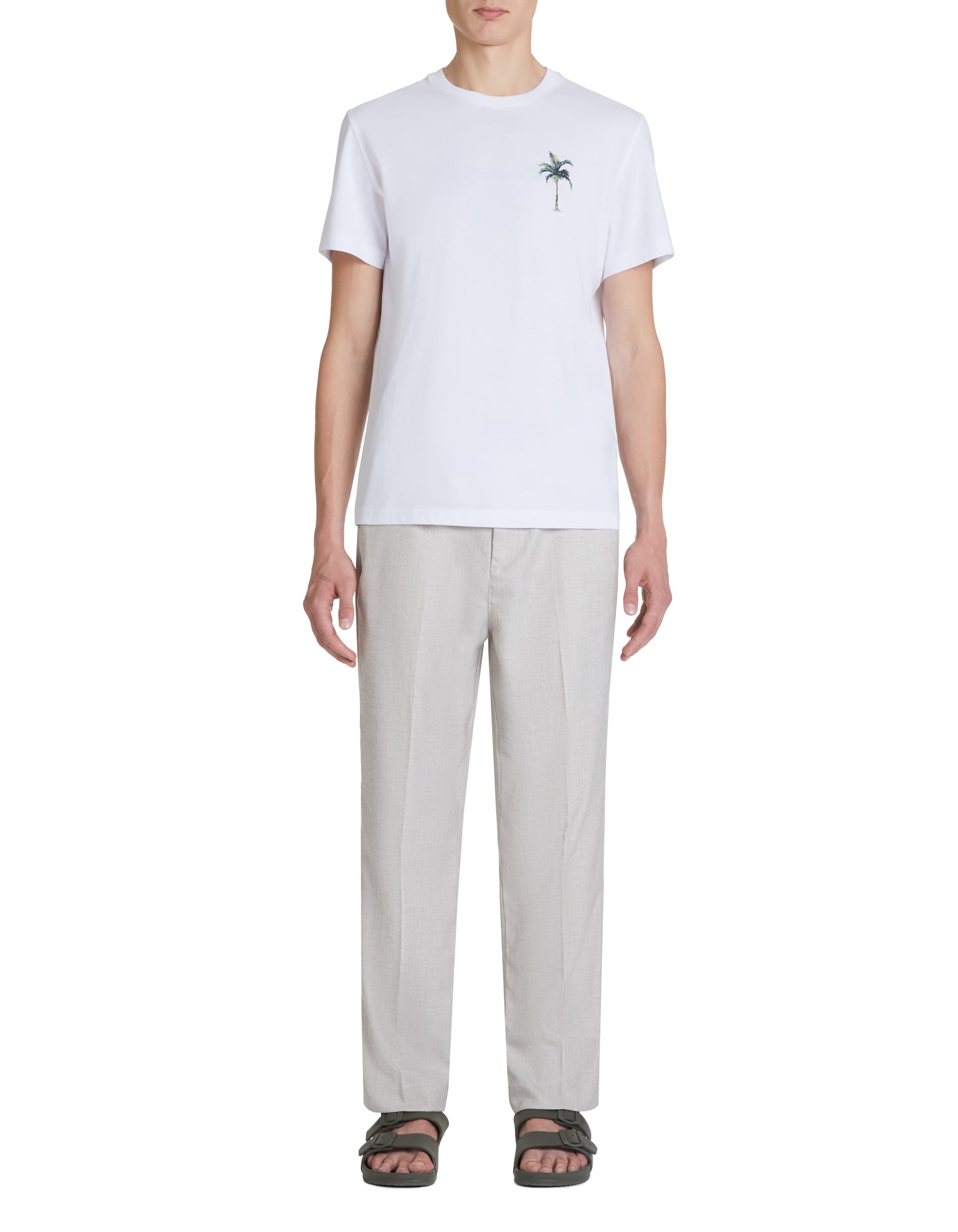 JEBEACH OPTICAL WHITE SS TSHIRT - Celio lebanon