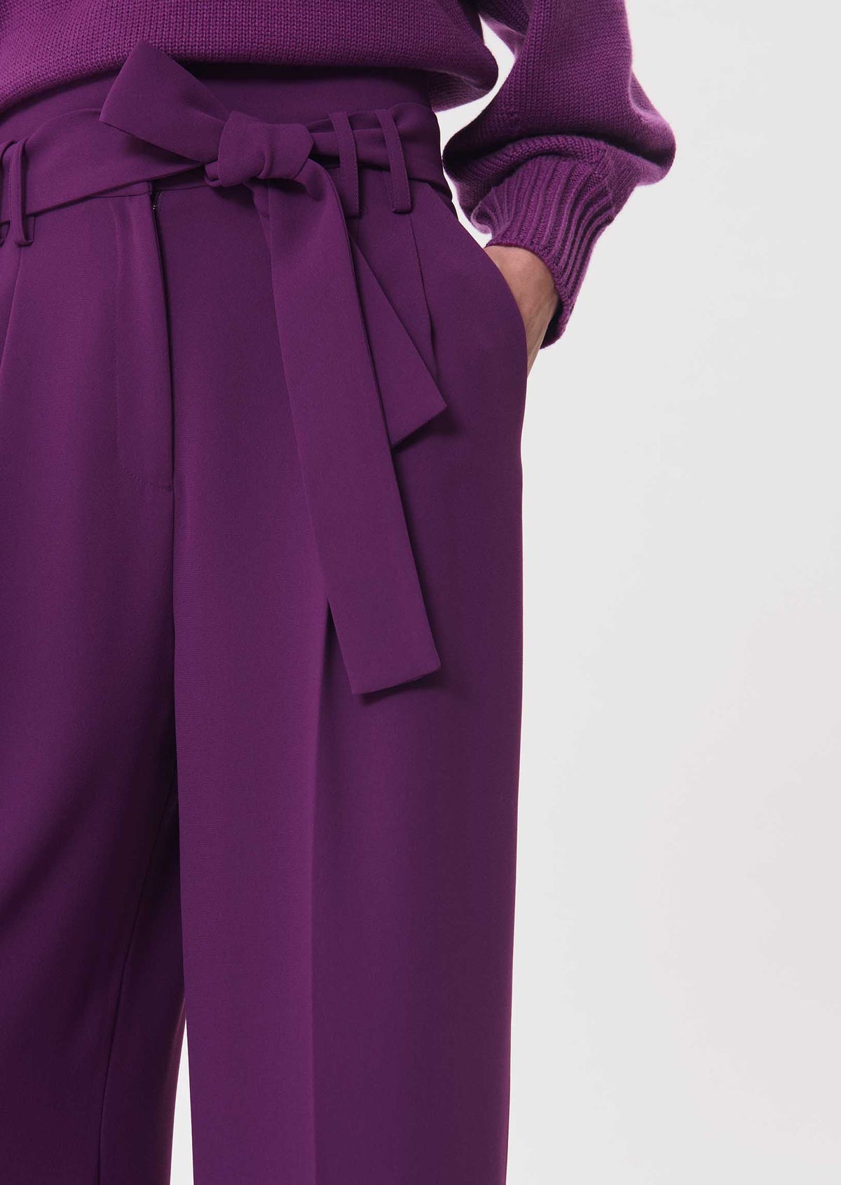 Pia trousers in purple by Tara Jarmon