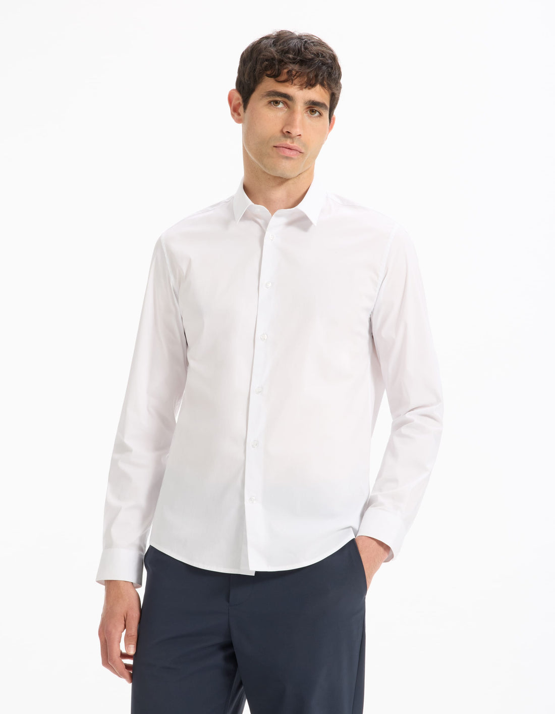 white Long sleeves Shirt