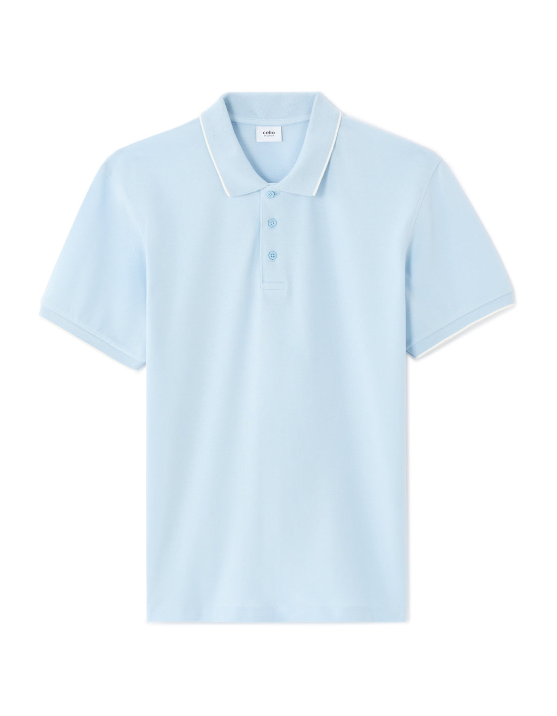 Regular Fit pique Polo Shirt - 100% Cotton Celio