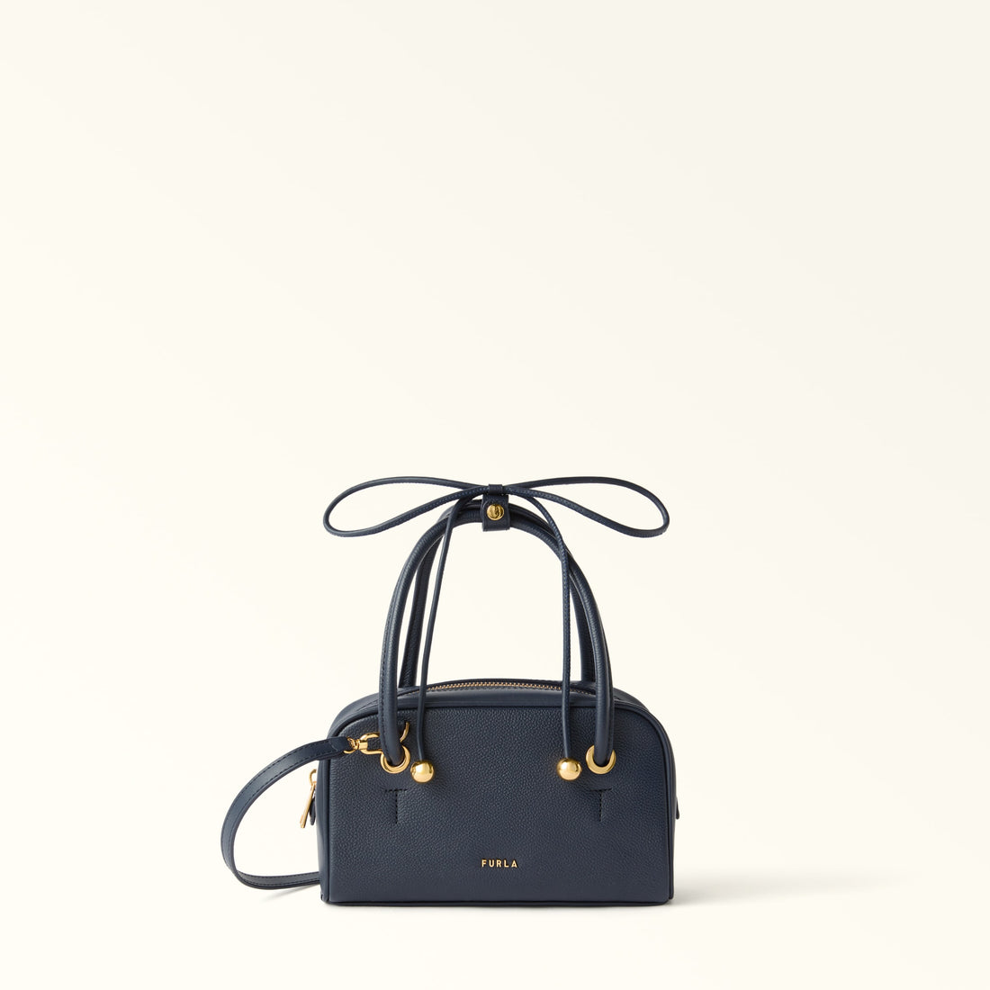Furla Poppy Mini Dome in Blue - Bags 
