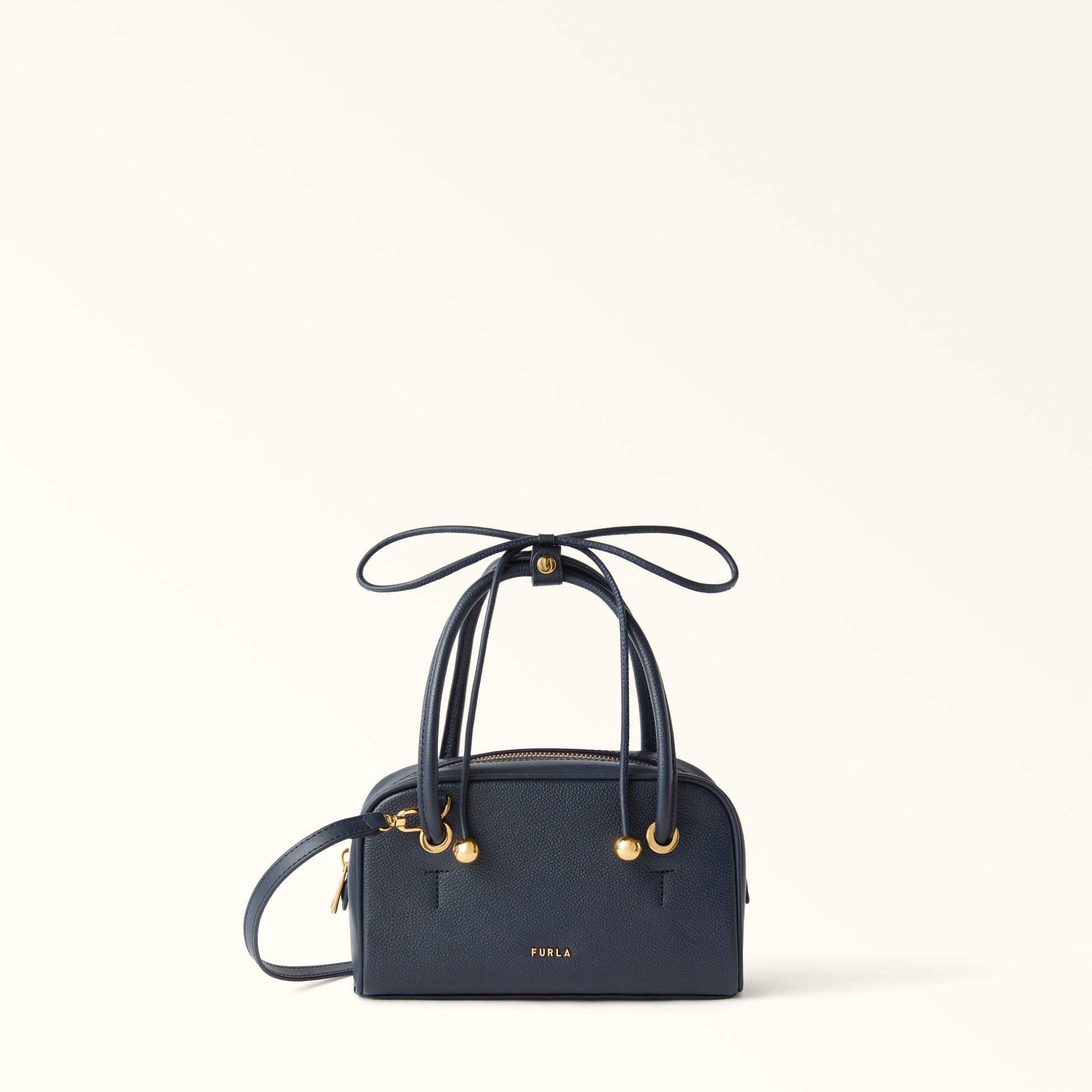 Furla Poppy Mini Dome in Blue - Bags 
