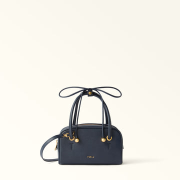 Furla Poppy Mini Dome in Blue - Bags 