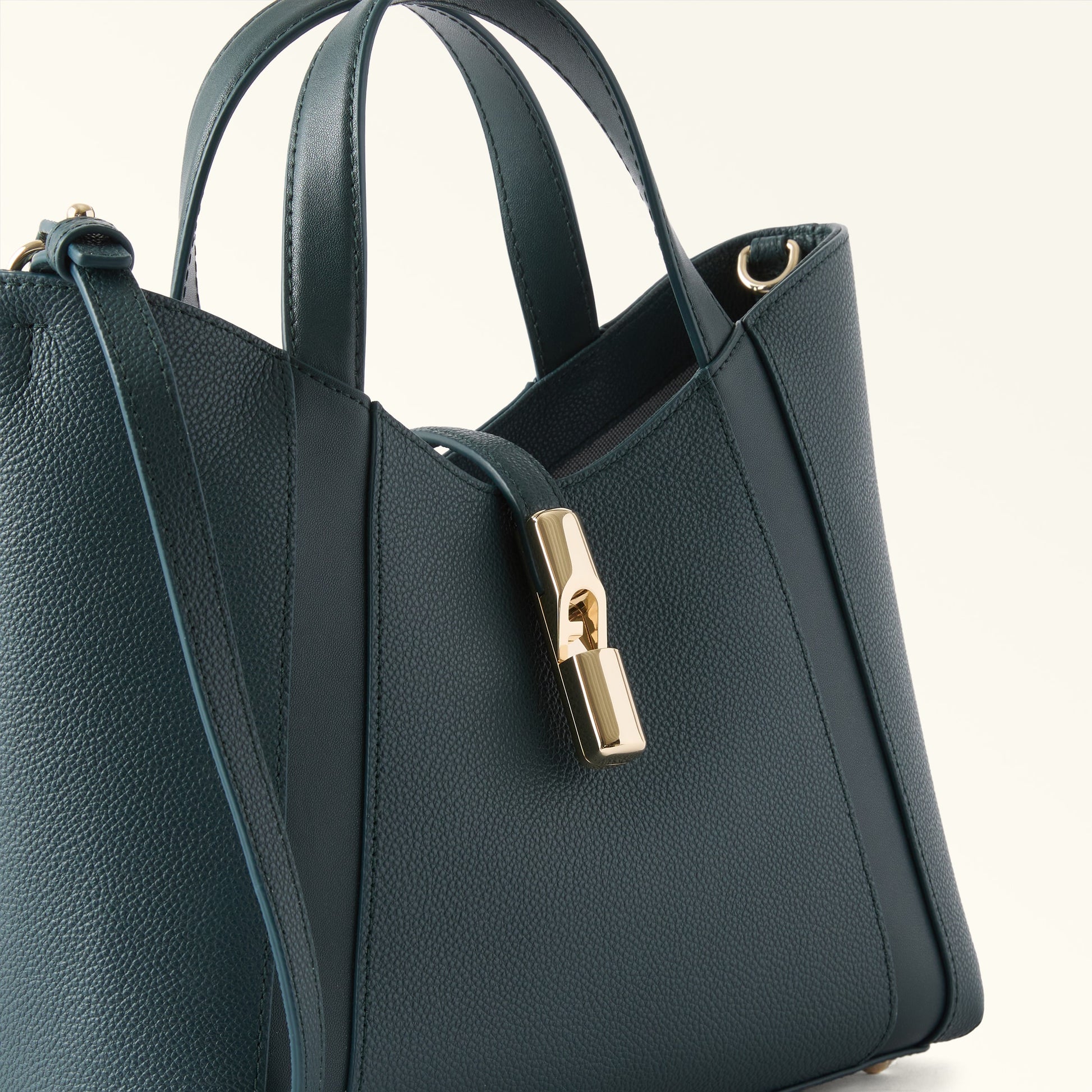 Furla Goccia S Tote in Green - Bags 
