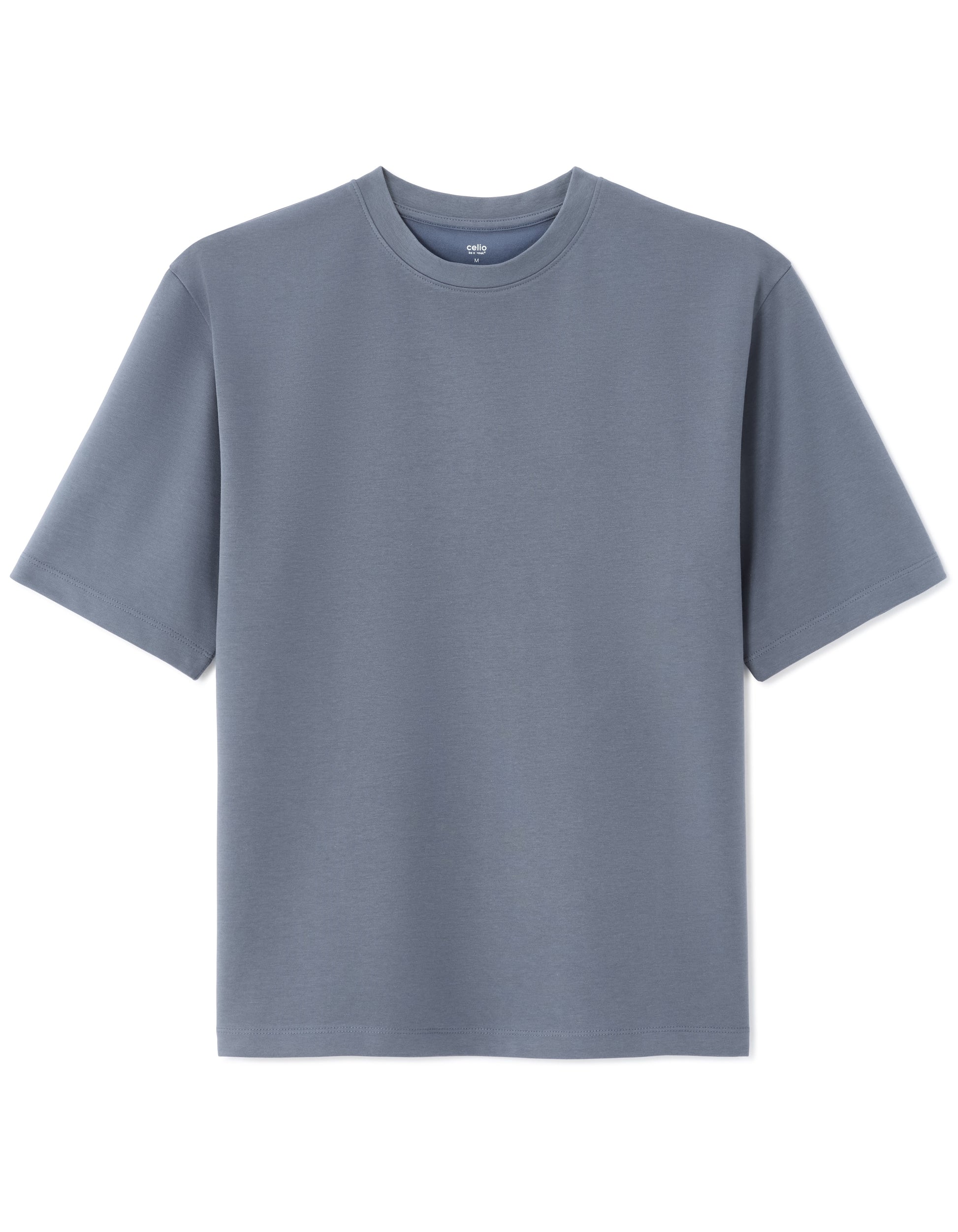 Celio Oversized Crew Neck T-shirt - Blue