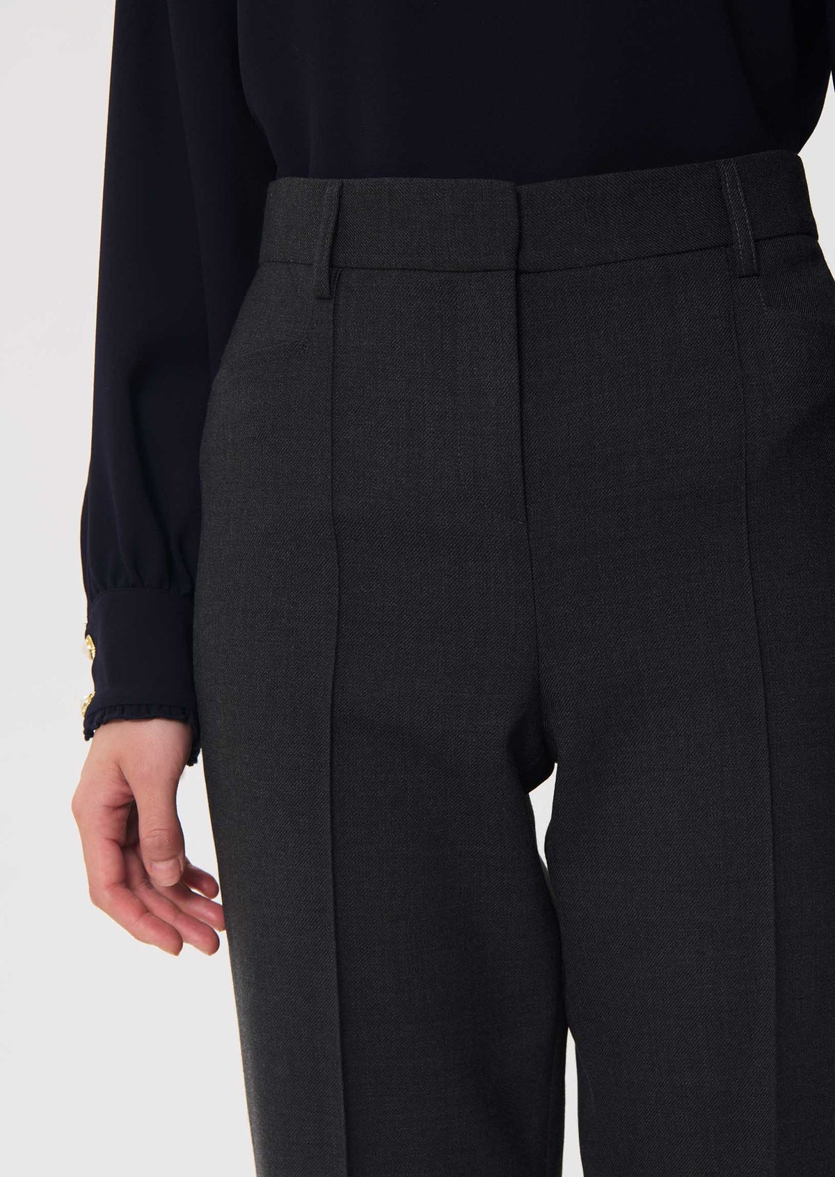 Premier trousers in grey by Tara Jarmon