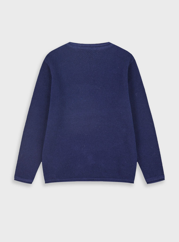 Children's Navy Sweater For Boy
