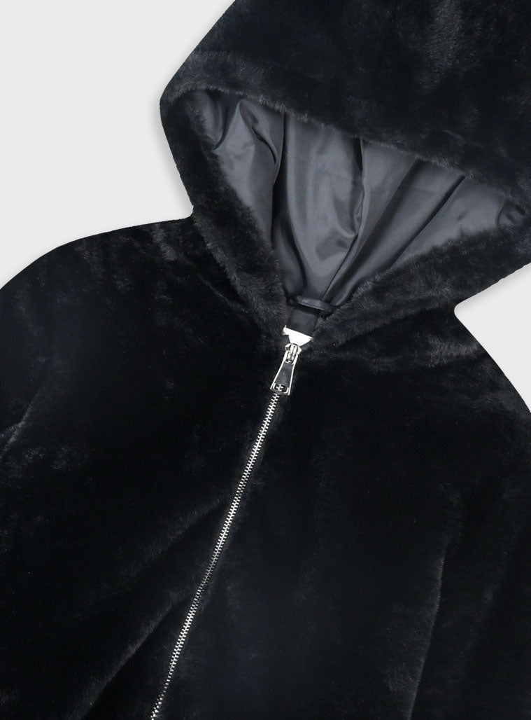 Girl Fake Fur - Black