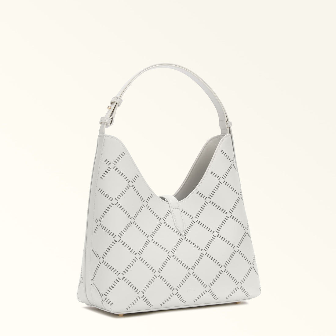 Furla Goccia M Hobo in White - Bags 