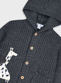 Children's Anthracite Cardigan For Boy