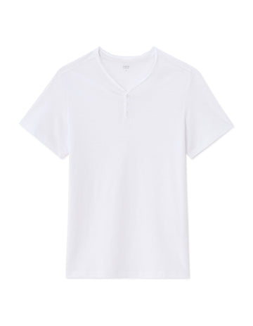 Optical White Short Sleeves Tshirt - Celio Lebanon