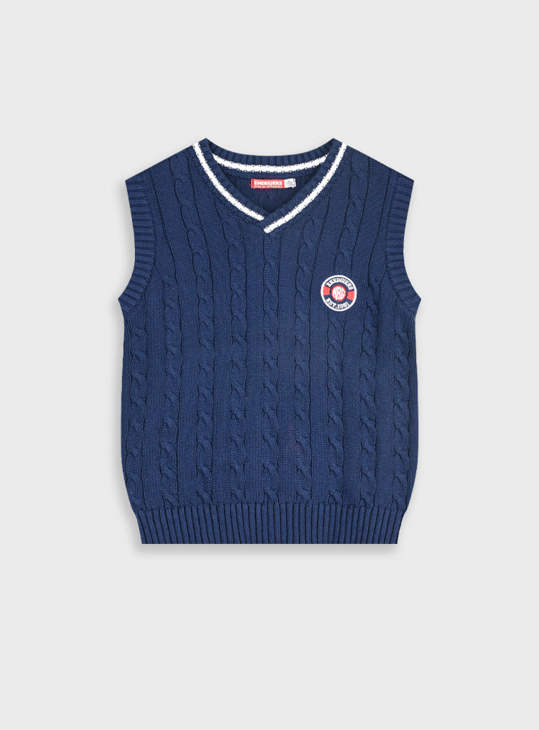 Cotton Boy Blouse - Navy