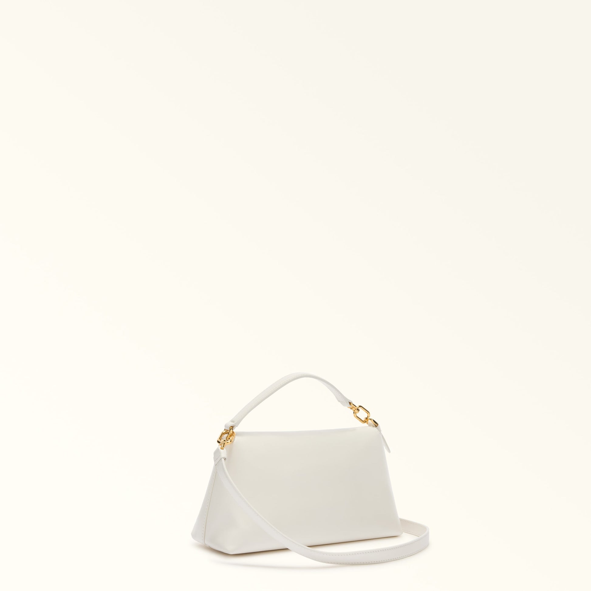 Furla Sfera Soft Mini Crossbody Top Handle in White - Bags 