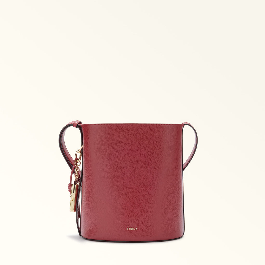 Furla Roxie S Bucket  Bag In Leather