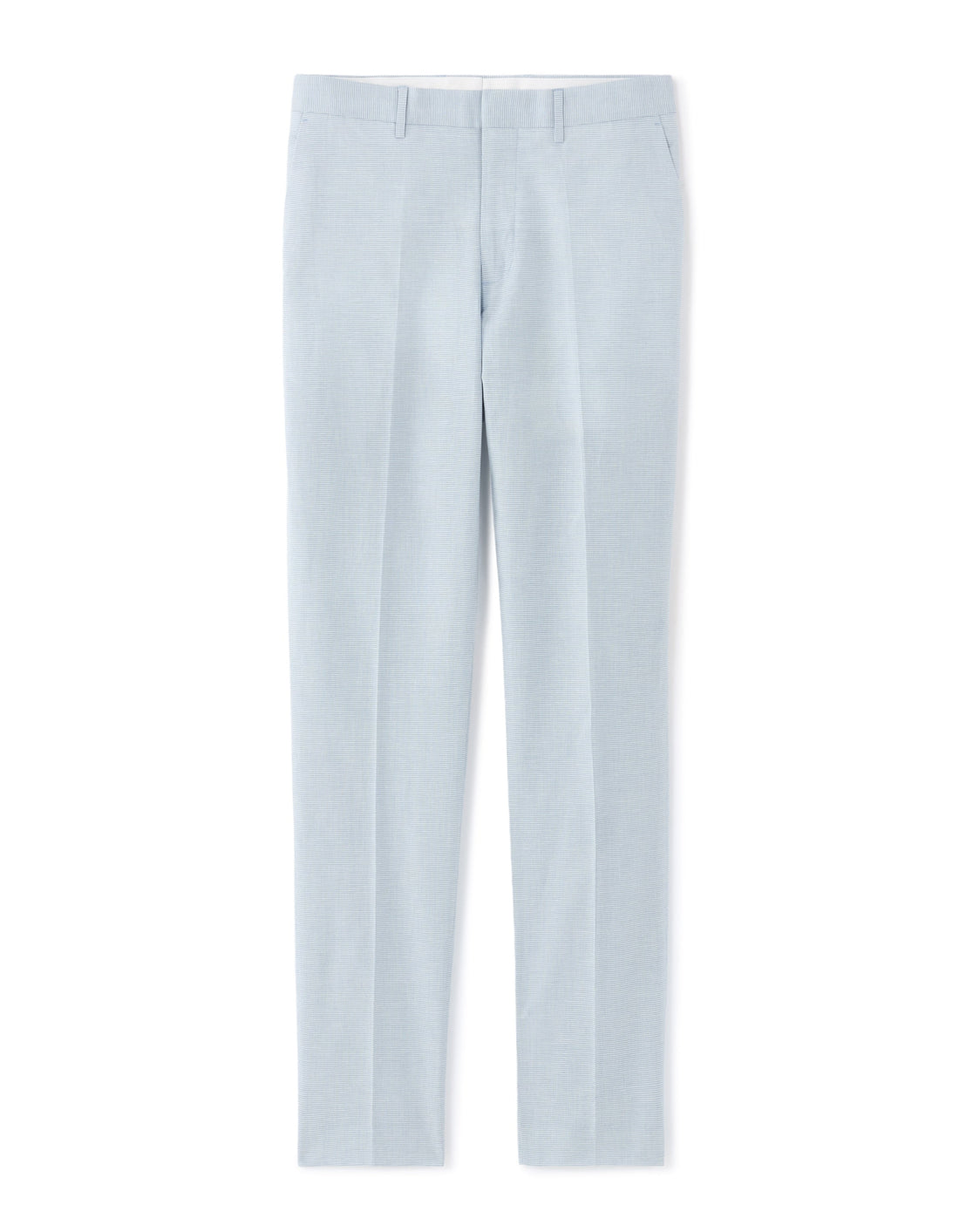 Men's Slim Fit Plaid Cotton Linen Blend Suit Pants Celio