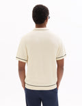Celio Cotton Short-Sleeved Polo - White