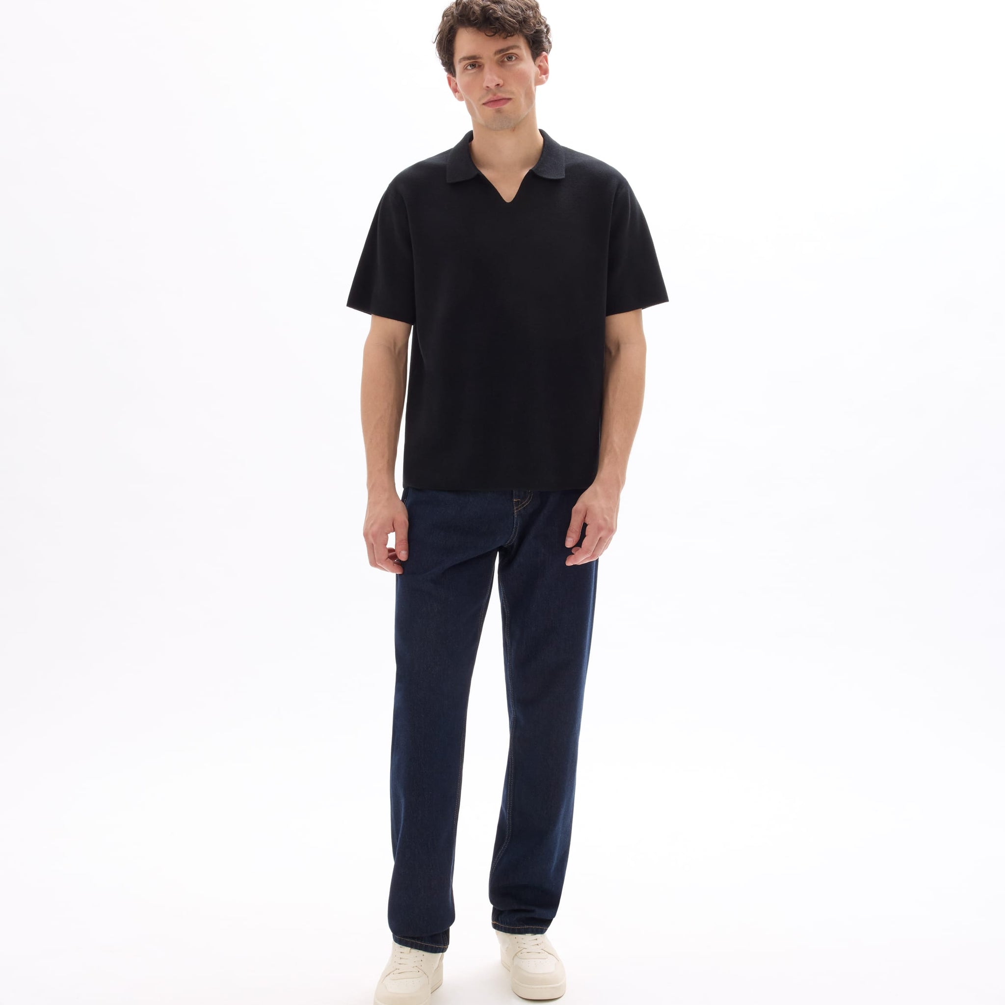 black Short sleeves Polo