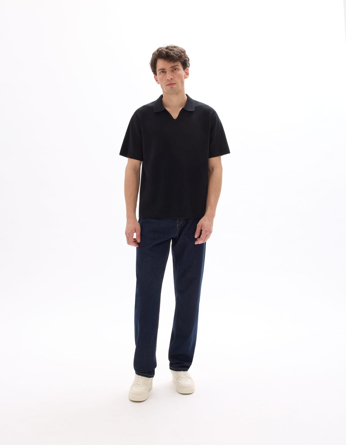 black Short sleeves Polo