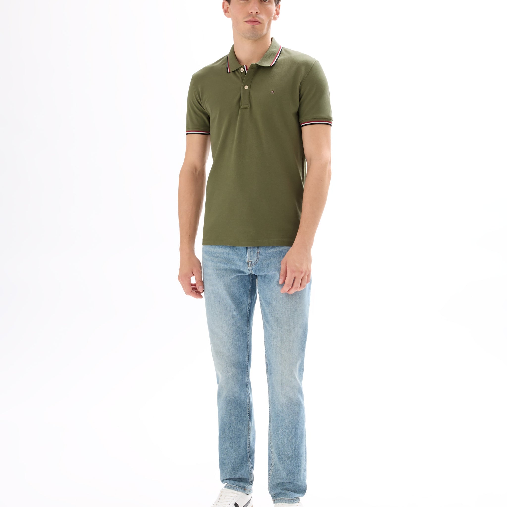 NECETWO LIGHT KHAKI SS POLO - Celio lebanon