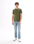 NECETWO LIGHT KHAKI SS POLO - Celio lebanon