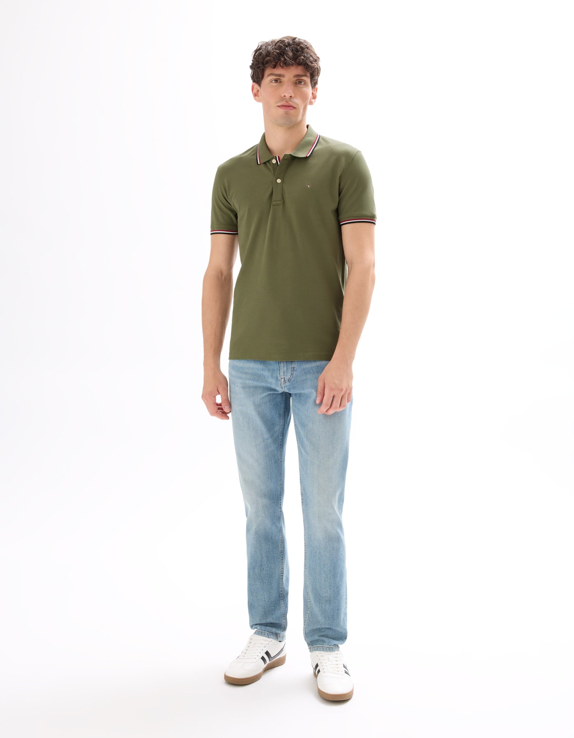 NECETWO LIGHT KHAKI SS POLO - Celio lebanon