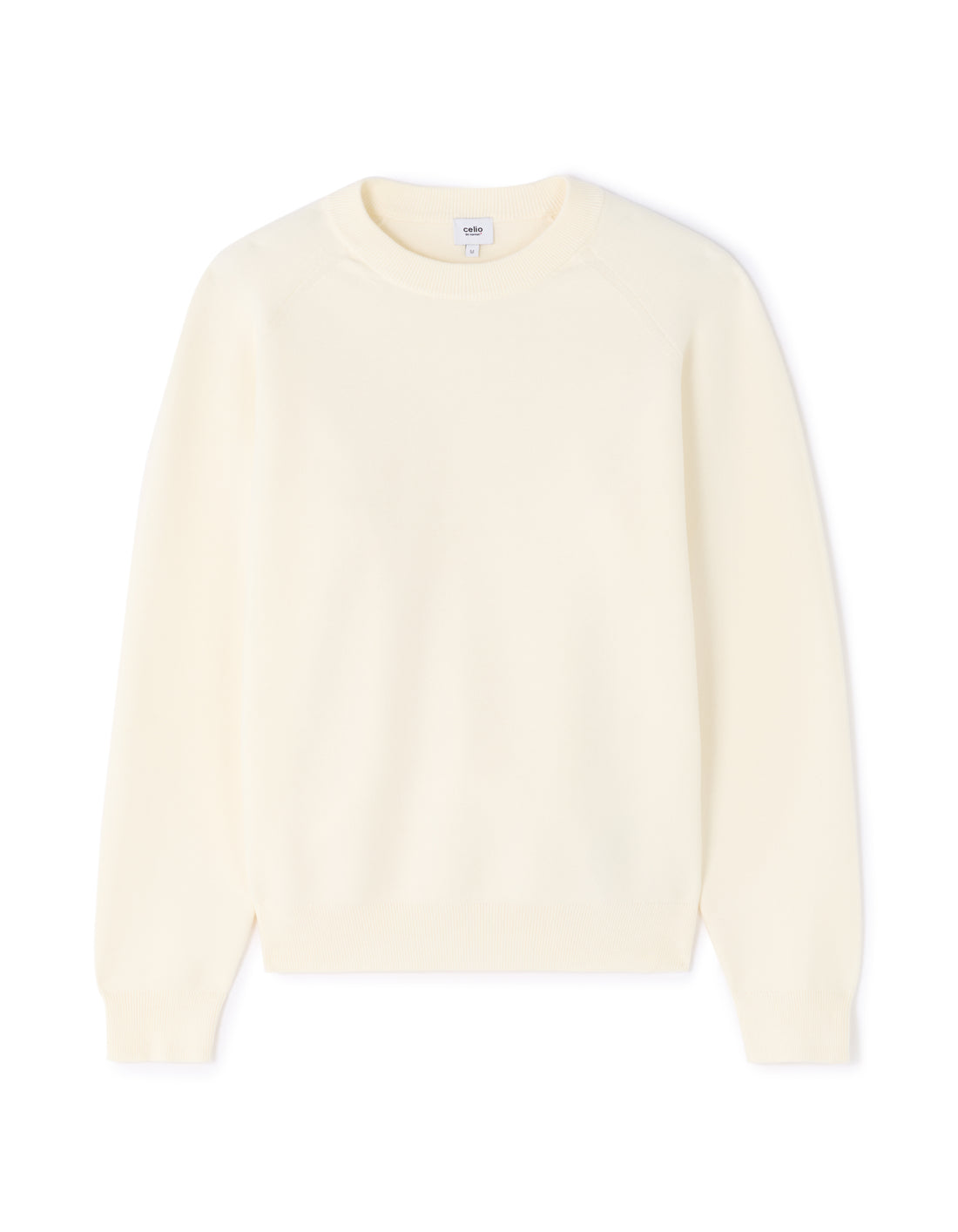 Ecru Crew Neck Jumper - Celio Lebanon