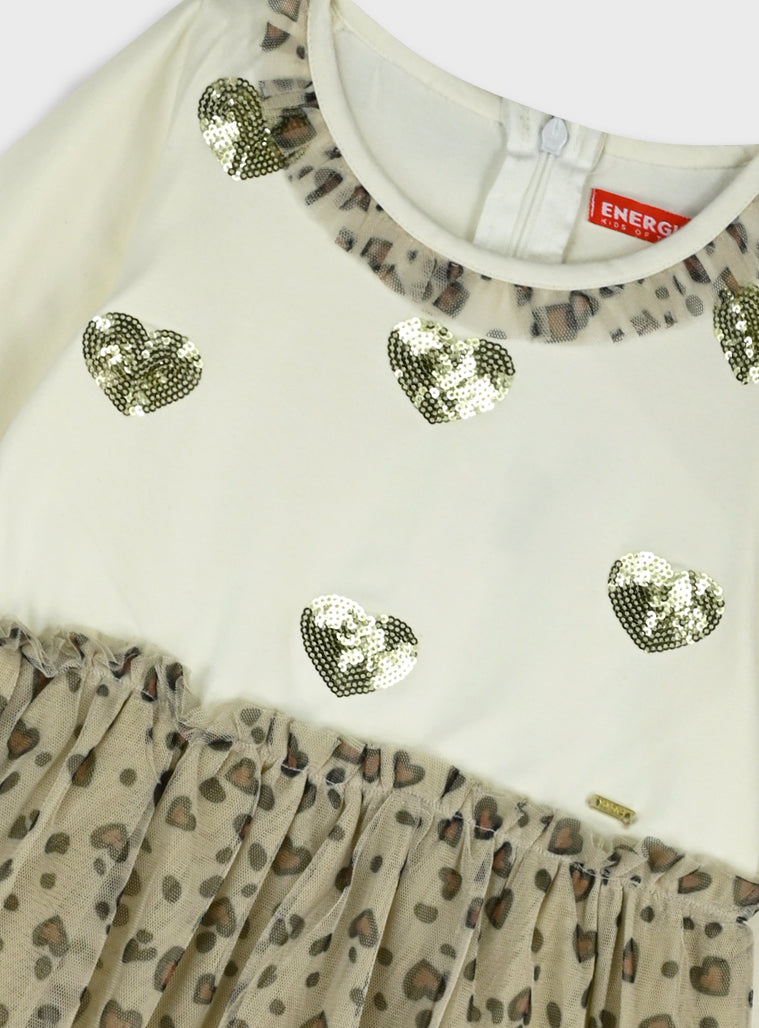 Cotton Girl Dress - All Over Print
