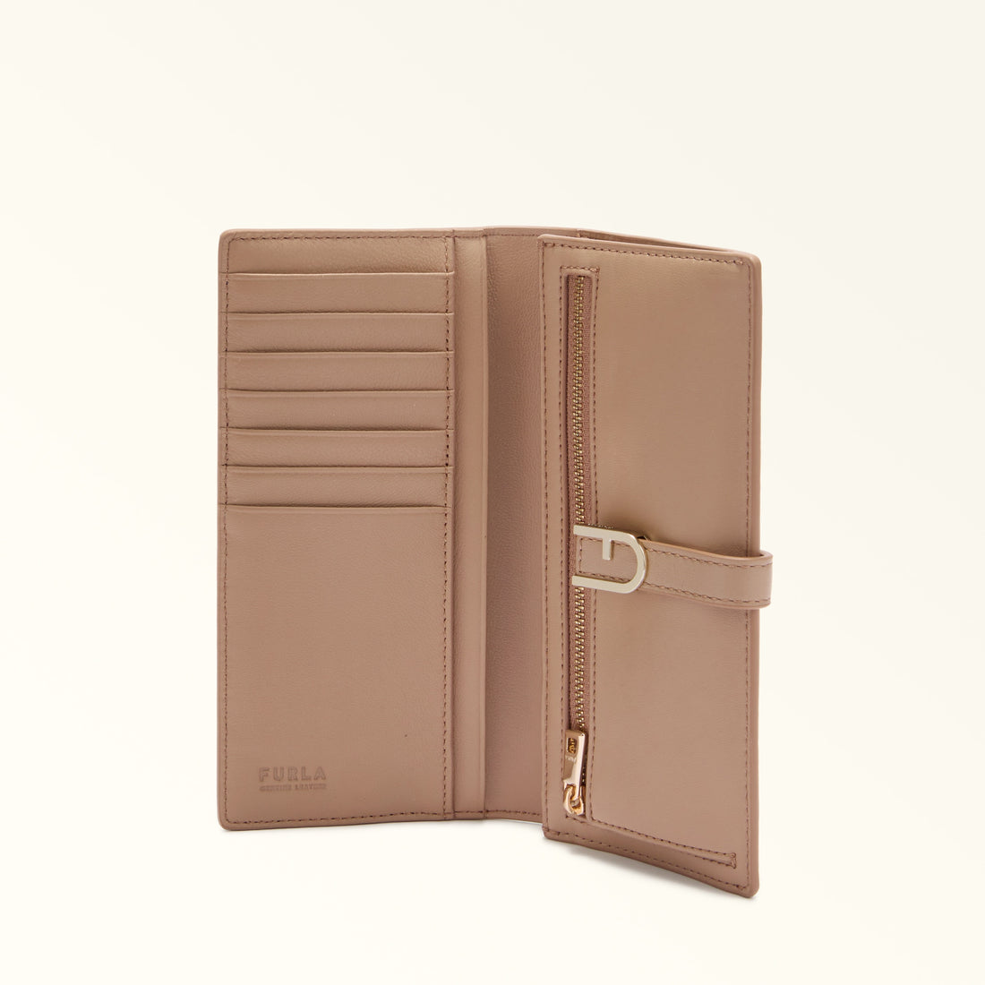 Card Case Fow-Furla Flow Greige