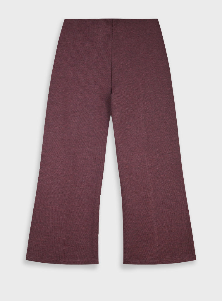 Girl Trousers - Burgundy