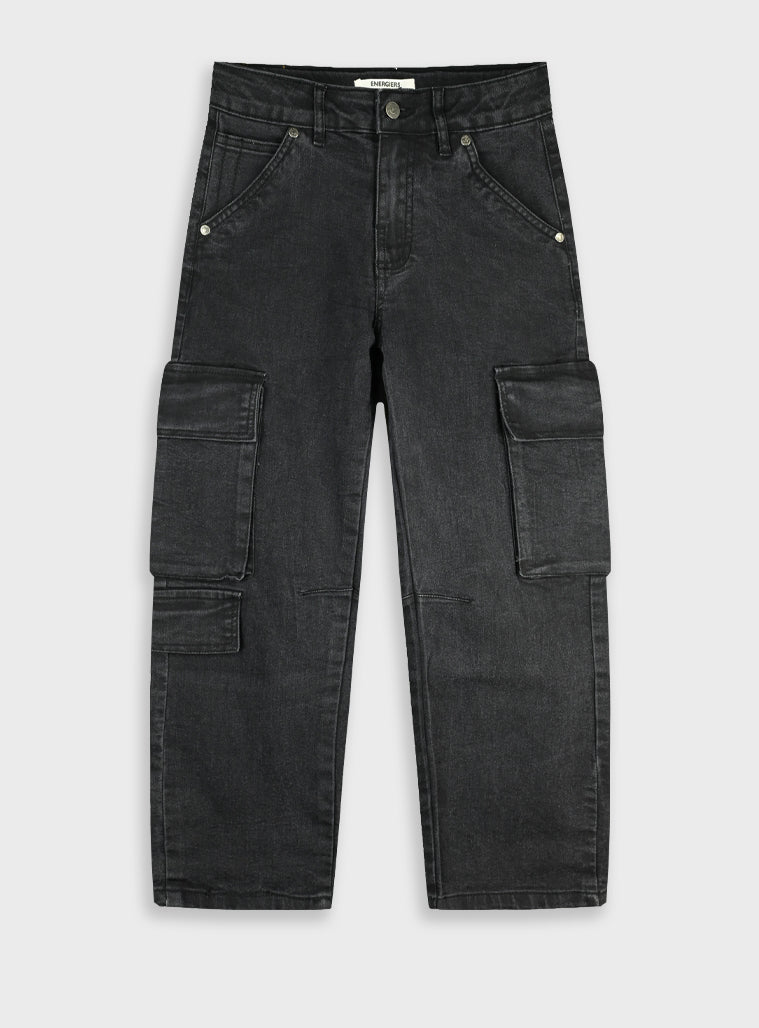 Cotton Girl Trousers - Black