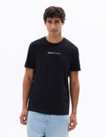 Celio Seoul City Print Black 100% Cotton Regular Fit Crew Neck T-Shirt - Black