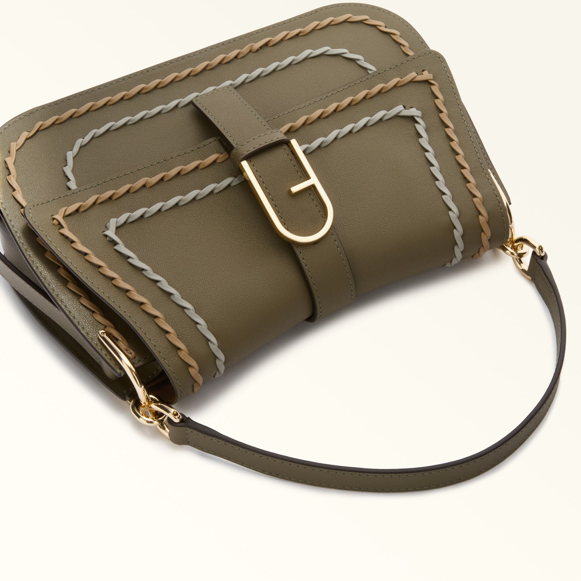 Top Handle Fow-Furla Flow Toni Sage
