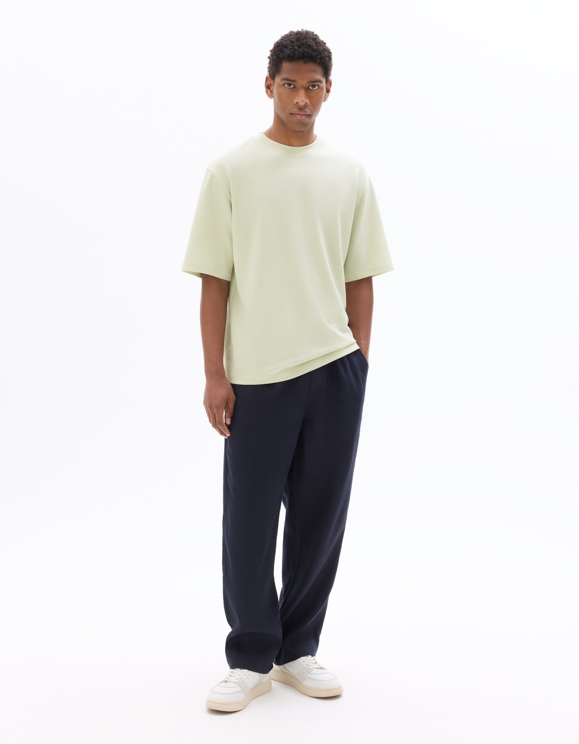 Celio Oversized Crew Neck T-shirt - Green