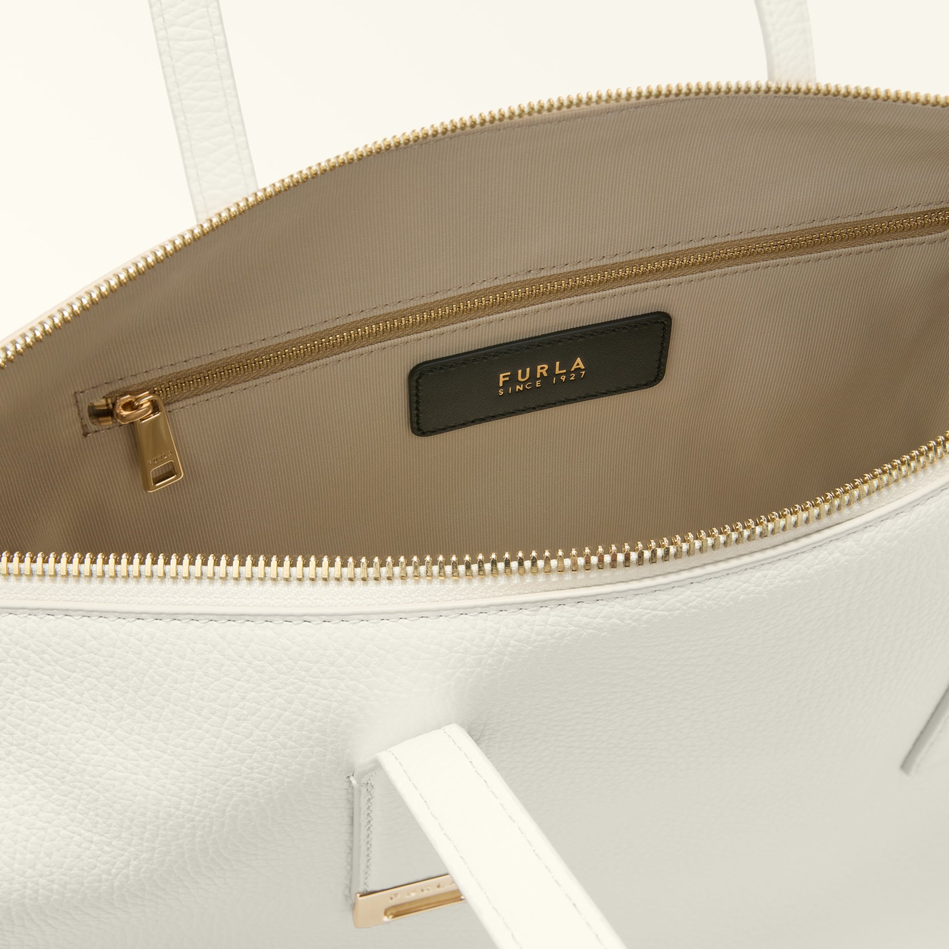 Furla Olivia L Tote in White - Bags 