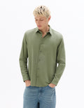 Green Long Sleeves Shirt for Men
